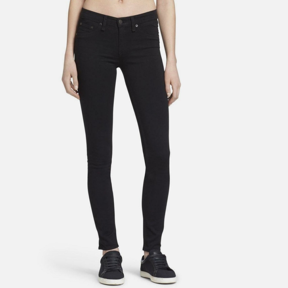 Rag & Bone The Leggings Jean - Black Plush